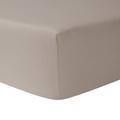 Yves Delorme Triomphe fitted sheet, pierre, 140 x 200 cm