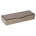 Giobagnara Luna rectangular box, large, mud