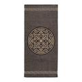 Leitner Rosetta bath towel, anthracite