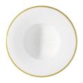 Raynaud Minéral gold deep plate with rim, small