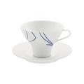 Hering Berlin Granat Kaffee-/Teetasse mit Unterteller Velvet