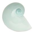 Nymphenburg Moon snail bowl, celadon glazed interior, large