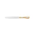 Christofle Marly dessert knife, silverplated with gold accents