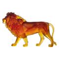 Daum Lion Sand sculpture, amber