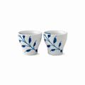 Royal Copenhagen Musselmalet Mega Blau Eierbecher, 2er-Set