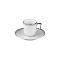 Raynaud Polka Platinum coffee cup and saucer