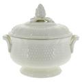 Gien Pont aux Choux White serving dish with lid