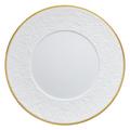 Raynaud Italian Renaissance White with gold rim dinner plate