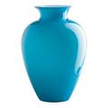 Venini Vase Labuan, H 38,5 cm, hellblau