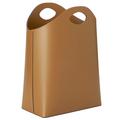 Rabitti 1969 Tau rectangular magazine holder, cognac brown