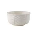 Gien Pont aux Choux White salad/cereal bowls, large, set of 2