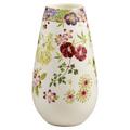 Gien Millefleurs Vase Bulbe, H 26,5 cm