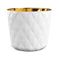 Sieger by Fürstenberg Cushion Champagne cooler, white glazed
