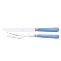 Capdeco Cambridge light blue, carving knife and fork