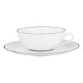 Raynaud Monceau Abysses Blue tea cup and saucer