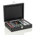 Hector Saxe Buffalo poker game set, black