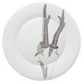Hering Berlin Piqueur Platzteller, Motiv Trophäe eines Rehbocks