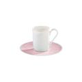 Raynaud Italian Renaissance Light Rose double espresso cup and saucer