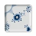 Royal Copenhagen Musselmalet Mega Blau Teller quadratisch, groß