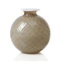 Venini Vase Monofiori Balloton Snow, H 20,5 cm
