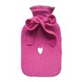 Eagle Products Heart hot water bottle, pink