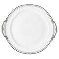Raynaud Polka Platinum tart platter with handles