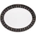 Haviland Tiara Black/Platinum oval platter