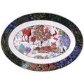Gien Le Jardin du Palais oval platter