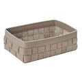 Rabitti 1969 Mondina storage basket, rectangular, medium, mud