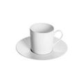 Haviland Infini White single espresso cup and saucer