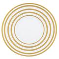 J.L Coquet Hémisphère Gold Stripe presentation plate