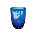 Theresienthal Becher Planet Earth, dunkelblau, Gravur Erde
