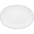 Raynaud Monceau Abysses Blue oval platter, large