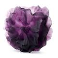 Daum Camélia vase, violet, h 28 cm