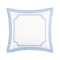 Yves Delorme Haussman pillow case, pastel blue, 80 x 80 cm