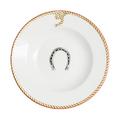Arcanie Cowboy soup plate, horse shoe
