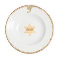 Arcanie Cowboy soup plate, sheriff's star