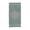 Leitner Rosetta hand towel, teal