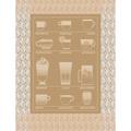 Le Jacquard Francais Geschirrtuch Barista, Beige latte