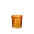 L'Objet Prism double old fashioned tumblers, set of 4, amber
