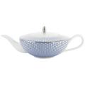 Raynaud Trésor Bleu coffee/teapot, honeycomb pattern
