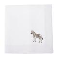 Eri Textiles Africa linen napkin, motif zebra