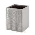Riviere Milano waste paper basket, grey