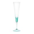 Moser Pebbles Champagne flute, beryl