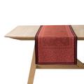 Le Jacquard Francais Romance runner, red, 50 x 150 cm