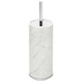 Giobagnara Positano toilet brush holder, chrome & Arabescato