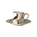 Bernardaud Aux Oiseaux single espresso cup and saucer