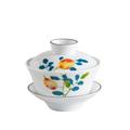 Raynaud Harmonia chinese tea set (chinese tea cup with lid and saucer)