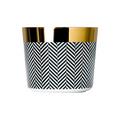 Sieger by Fürstenberg Sip of Gold Fashion Champagne goblet, Herringbone