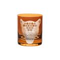 Artel African Safari double old fashioned tumbler, jaguar in rust